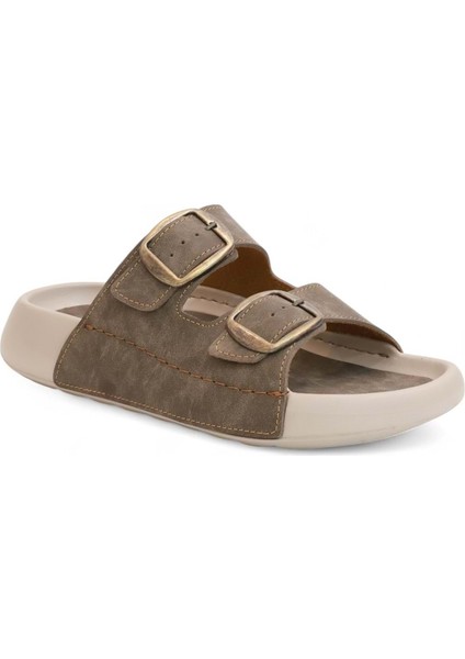 2154 Çift Tokalı Ultra Hafif Eva Tabanlı Havuz,plaj,günlük,umre ve Hac Için Uyumlu Erkek Terlik - NKT02154-KAHVERENGI-43-44 fiyatları