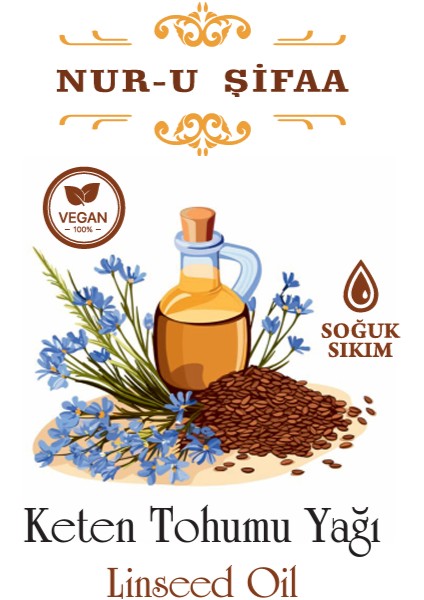 Nur- u Şifaa Keten Tohumu Yağı 30ML fiyatları
