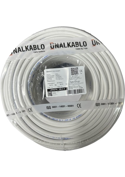 Ünal Ttr 3x1.5mm Kablo