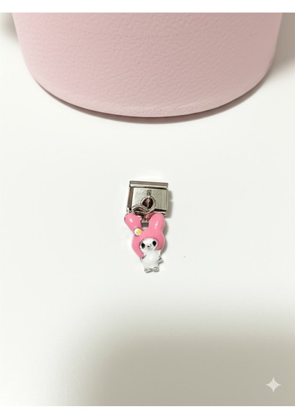 Hello Kitty Italyan Bileklik Charmı Sallantılı