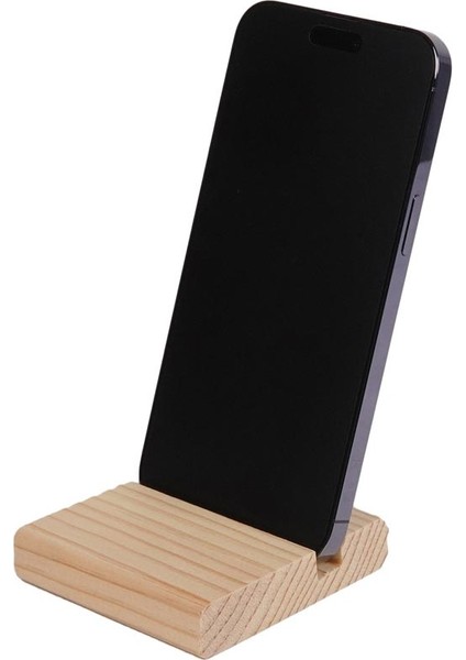 Ahşap Telefon Tutucu