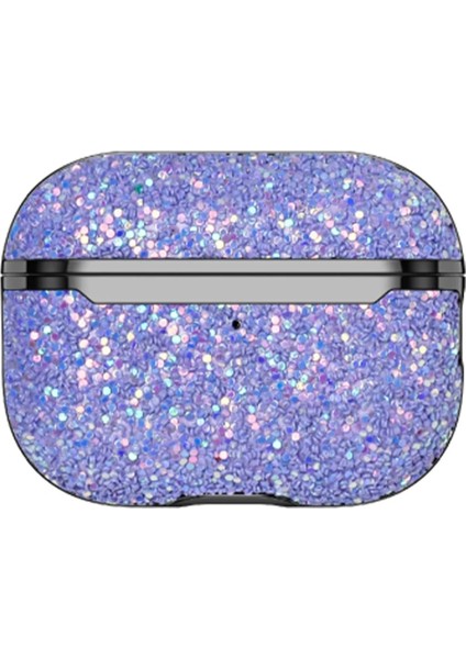 Onegif Airpods 2 (2.nesil) Bright Simli Airpods Kapak - Derin Mor Ynsmr