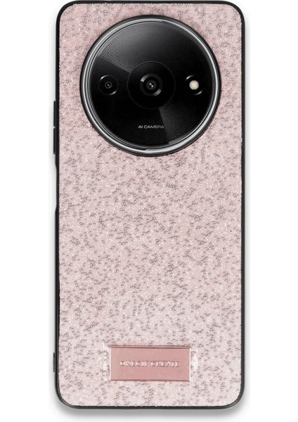 Xiaomi Redmi A3 4g Bright Simli Kapak - Pembe Ynsmr