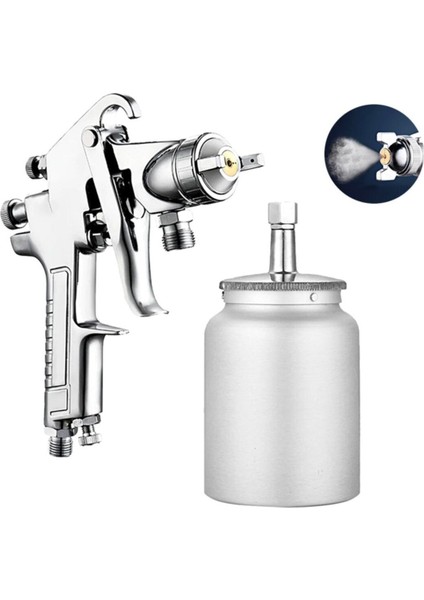 Profesyonel Alüminyum Alttan Depo 1.8mm 750ML Boya Tabancası modelleri