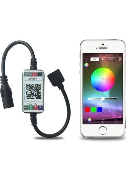 5-24 Volt 3x2 Amper Bluetoothlu Rgb Kontrol Devresi