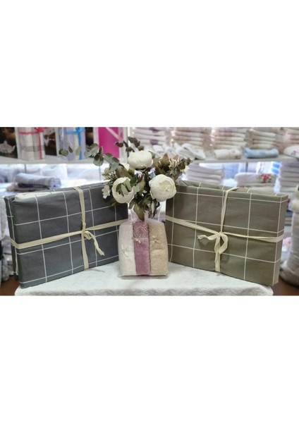 Ranforce Tek Kişilik Nevresim Takımı %100 Pamuk- 62 Iplik | 3 Parça Set