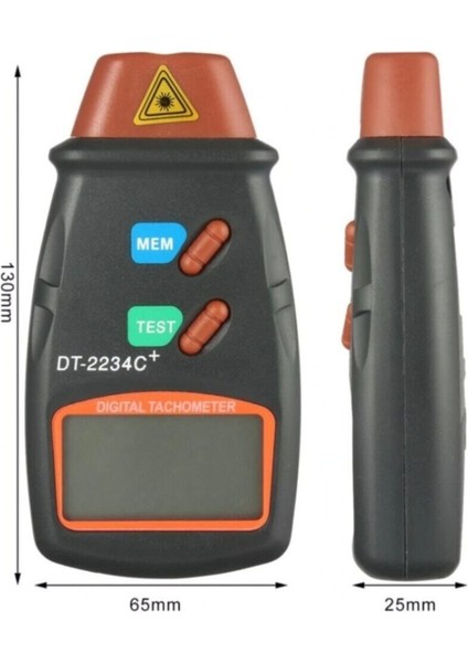 DT-2234C Dijital Lazer Takometre Hız Göstergeli Devir Ölçer fiyatları