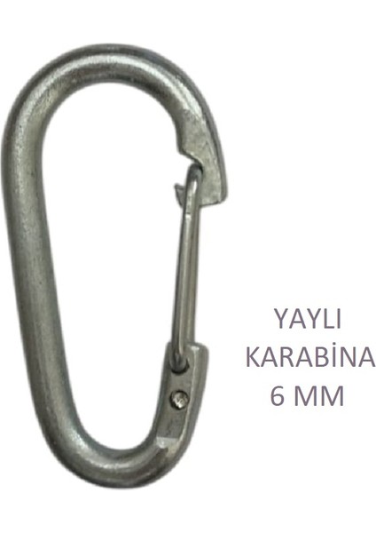 Karabina, Yaylı, 6 Mm, Askı, Çengel, Kanca, Anahtarlık (4 Adet) fiyatları