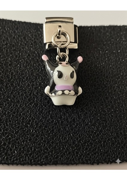 Kuromi Italyan Bileklik Charm Sallantılı