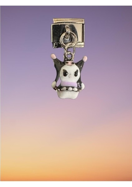 Kuromi Italyan Bileklik Charm Sallantılı