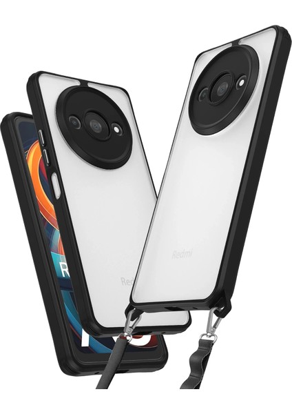 Xiaomi Redmi A3 4g Kılıf Penta Silikon Kılıf - Siyah Ynsmr