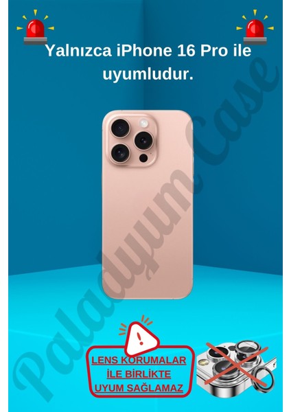 iPhone 16 Pro Uyumlu Sararmaz Sert Mika Magsafe Pırlanta Taşlı Şeffaf Siyah Kılıf fiyatları