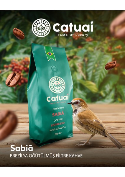 Premium Sabia Chemex Öğütülmüş Kahve 250 Gram