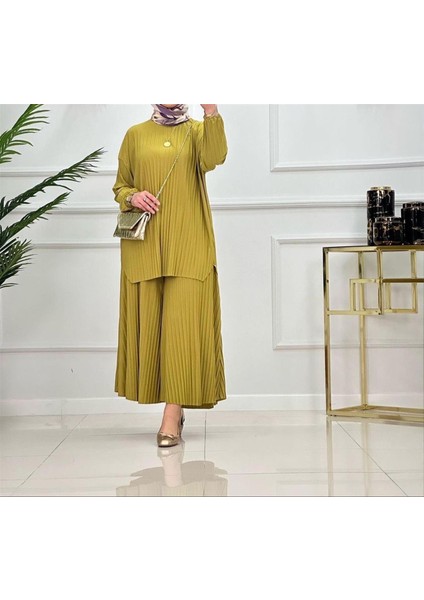 4150 Bisiklet Yaka Piliseli Ela Takım modelleri