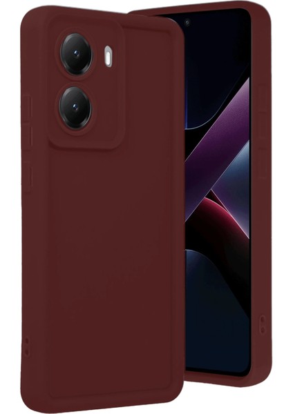 Xiaomi Poco X7 Pro Viera Silikon - Bordo Ynsmr