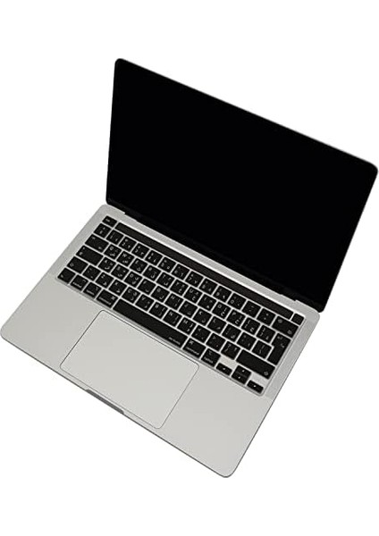Arapça Klavye Macbook Pro Kılıf M1-M2, 13INÇ (Touchbarlı) A2338 A2289 A2251 A2141 Uk Enter ile Uyumlu Siyah