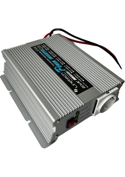 24 Volt / 220 Volt Invertör 600 Watt