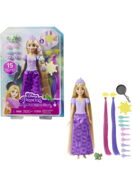 Nessi World HLW18 Disney Prenses Renk Değiştiren Sihirli Saçlı Rapunzel