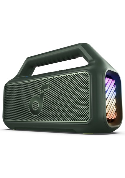 Boom 2 Bluetooth Hoparlör, 24 Saat Çalışma Süresi, 80W, Rgb, 2.1 Stereo, Ipx7, Bassup 2.0, Özelleştirilebilir Eq, Yeşil