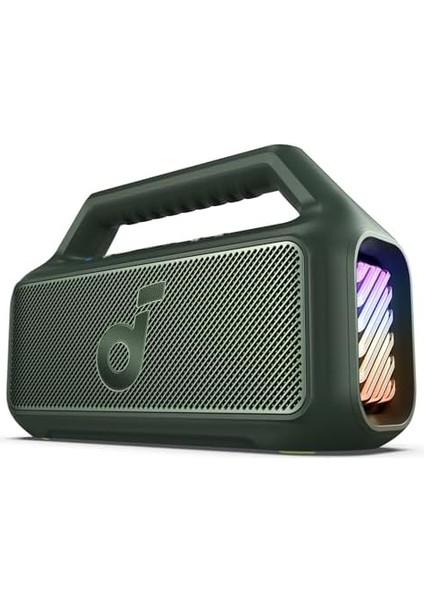 Boom 2 Bluetooth Hoparlör, 24 Saat Çalışma Süresi, 80W, Rgb, 2.1 Stereo, Ipx7, Bassup 2.0, Özelleştirilebilir Eq, Yeşil