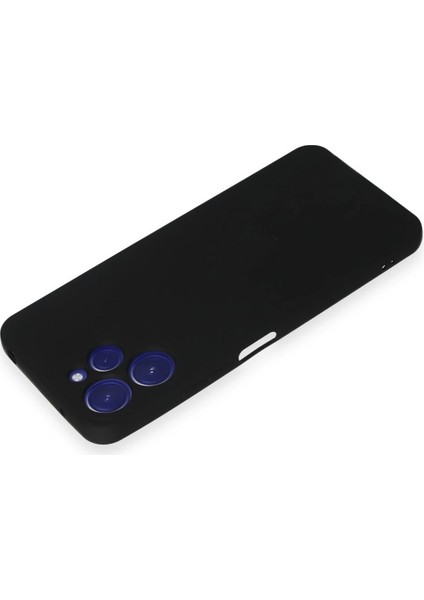 Xiaomi Redmi 12 Kılıf Nano Içi Kadife Silikon - Siyah Ynsmr