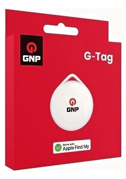 G-Tag Apple Lisanslı Akıllı Takip Cihazı Beyaz Genpa Garantili