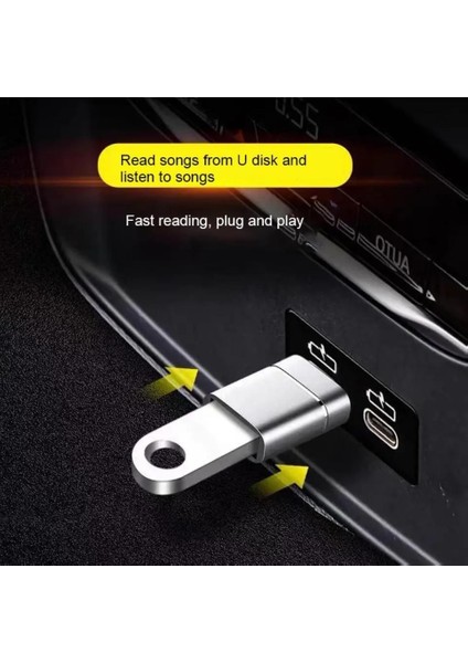 Metal Mini Type C USB 3.1 To USB 3.0 Çevirici Dönüştürücü, Tak Çalıştır, Otg Çevirici Adaptör Macbook, iPad Air, iPad Pro, Surface Pro, Xps Uyumlu, USB To USB C Adapter, Type-C Otg, Data Şarj Adaptörü