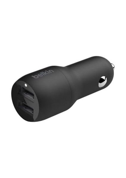 Çift USB Araç Şarj Cihazı 24 W + Usb-C Kablosu (Boost Charge Çift Bağlantı Noktalı Araç Şarjı, 2 Bağlantı Noktalı USB Araç Şarjı) Nintendo Switch Araç Şarjı, iPad Pro Araç Şarjı