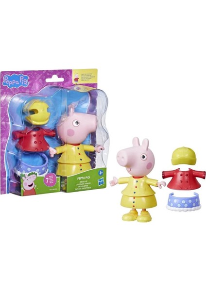 F8859 Peppa Pig ve Ailesi Kıyafetli Figür Seti +3 Yaş