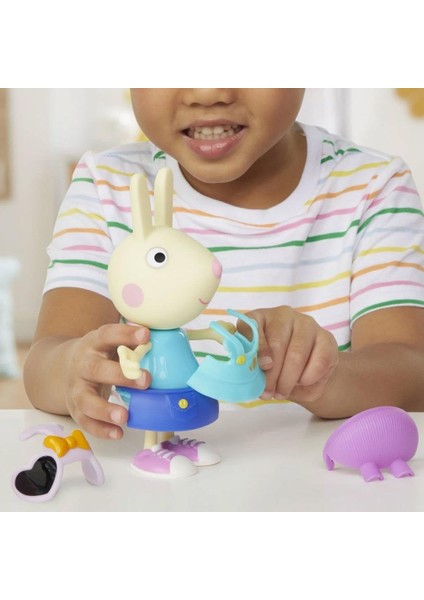 F8859 Peppa Pig ve Ailesi Kıyafetli Figür Seti +3 Yaş