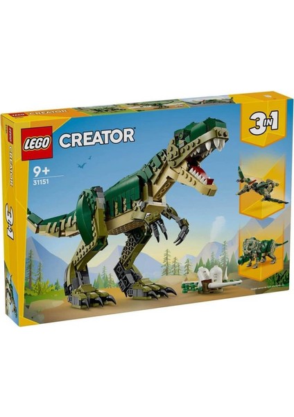 Nessiworld 31151 LEGO Creator 3ü1 Arada T. Rex 626 Parça +9 Yaş