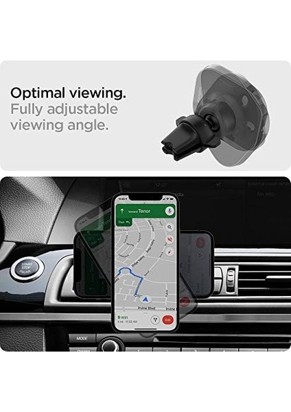 Magfit Air Vent Araç Içi Telefon Tutucu iPhone Için Magsafe Özellikli Şarj Aleti (Magsafe Dahil Değildir) Black - ACP02791