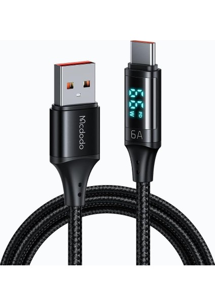 [c Tipi USB LED Ekran Naylon Örgülü Senkronizasyon Şarj USB Veri 4ft/1.2m Kablo Uyumlu Samsung Galaxy S20 S10 S9 S8 Plus Not 10 Google Pixel ve Daha Fazlası (Tip C (Yeni Android), 4ft/1.2m)