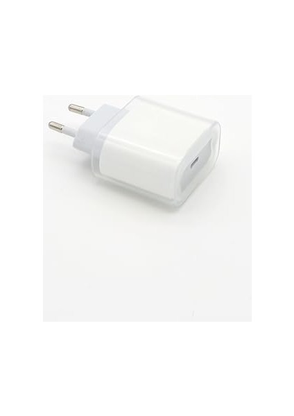 Iphone 18W 20W Hızlı Şarj Aleti Başlığı Adaptörü Için Koruma Koruyucu Kılıf Minimalist Şeffaf