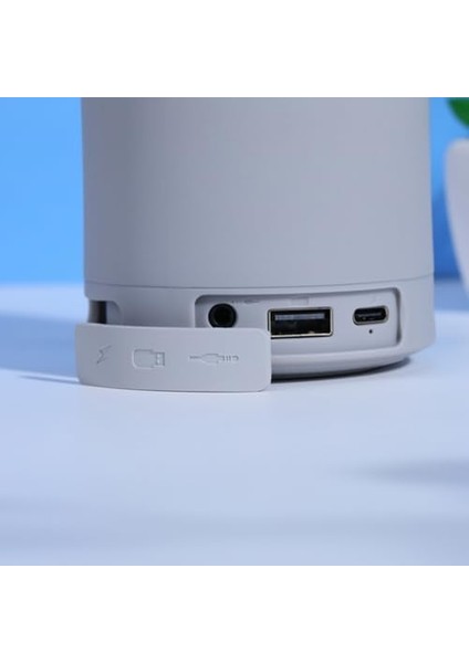 LED Bluetooth 5.3 Tws Çift Hoparlör Bağlantılı Rgb Işıklı Taşınabilir Wireless Hoparlör (Karışık Renk)