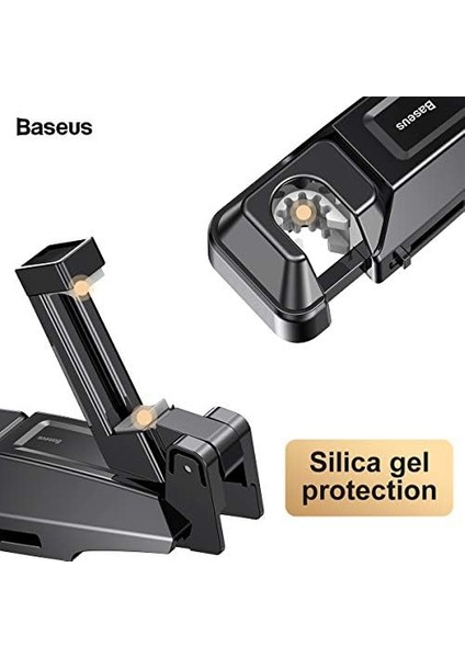 Backseat, Arka Koltuk Araç/otomobil Içi Cep Telefonu Tutucu, Siyah, Deri, Arka Koltuk Kafa Kısmı Demirlerine Takılır