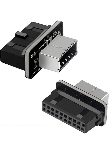 Type-E To USB 3.0 19 Pın Anakart Dişi Erkek Çevirici Dönüştürücü Adaptör 5209