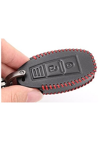 Deri Anahtar Kılıfı (Suzuki Vitara, Sx4, Swift Deri Anahtar Kılıfı (Anahtarsız Model) ile Uyumlu)