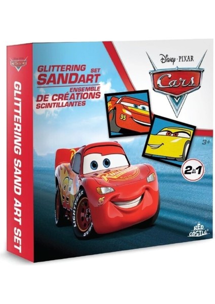 Castle Eğitici ve Eğlenceli Cars Kum Boyama Seti- Mbk-11