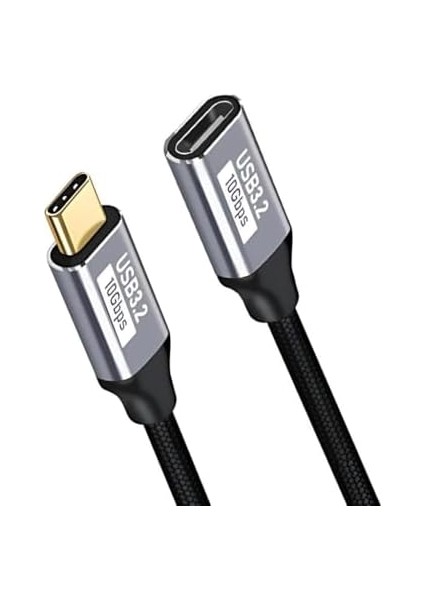 1mt 100W 5A 10GBPS Type C Uzatma Kablosu, Şarj, Data ve Görüntü Aktarmalı Çevirici Kablo modelleri