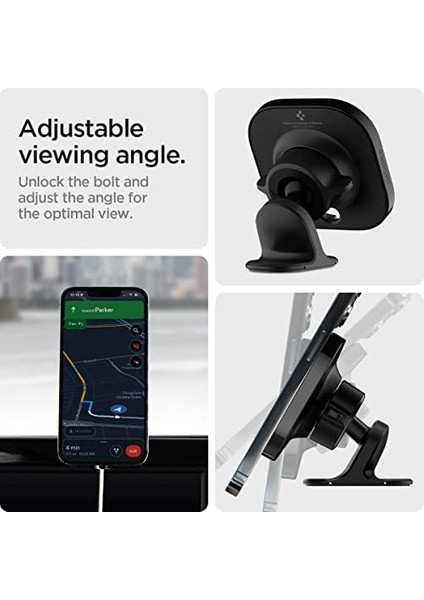 Magfit Dashboard Araç Içi Telefon Tutucu iPhone Için Magsafe Özellikli Şarj Aleti (Magsafe Dahil Değildir) Black - ACP03792