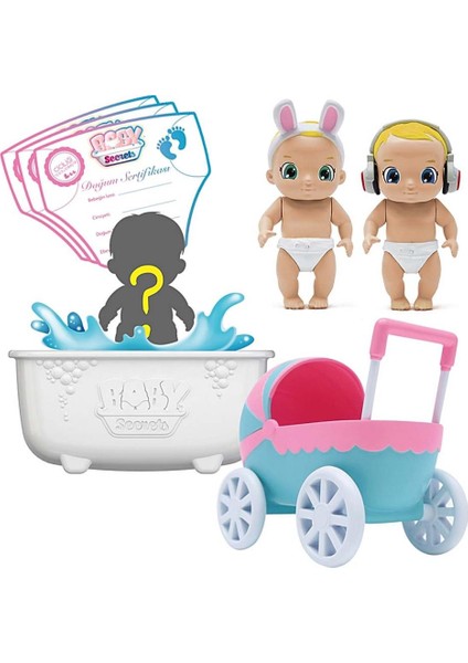 Nessiworld Baby Secrets Sürpriz Figür ve Bebek Arabası Seti