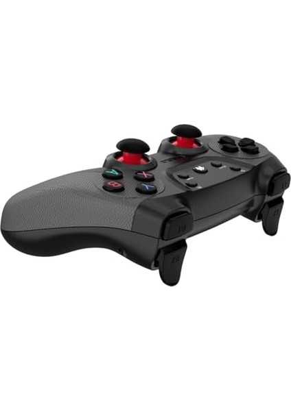 2.4g Kablosuz Gamepad Pc Uyumlu Pilli Joystick Wireless Oyun Kolu Kişiselleştirilmiş Düğme, Hassas Trigger Kaymaz Tasarım G2.4g (Gri)