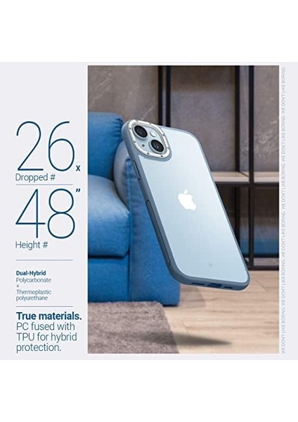 Spigen iPhone 14 Plus Kılıf Skyfall Sky Blue - ACS04925