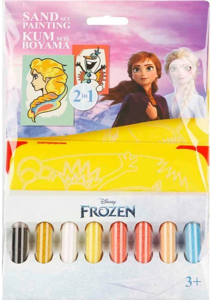 2in1 Disney Frozen Kum Boyama Seti S00005170