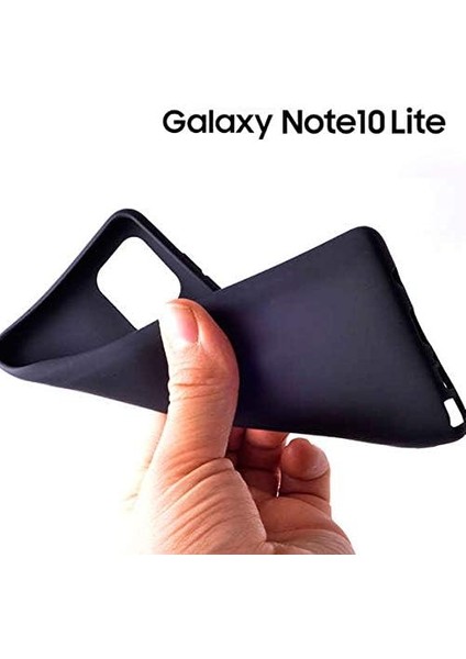 Matte Silicone Samsung Galaxy A81 (Note 10 Lite) Için Kılıf Rose Gold [galaxy A81 ile Uyumlu Kılıf - Rose Gold]