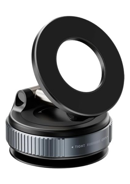 360 Dönebilen [süper Güçlü Vakumlu Araç Içi Telefon Tutucu iPhone 11-16 Pro Max] Titreşime Dayanıklı Her Modele Uygun Stand Ev Oto Kullanıma Uygun Çıkarılabilir Vakumlu Tutucu