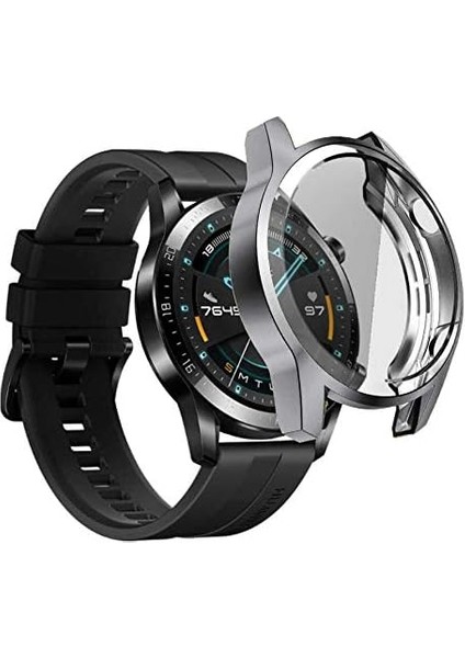 40256 Huawei Gt2 46MM Zore Watch Gard 02 Ekran Koruyucu Gri