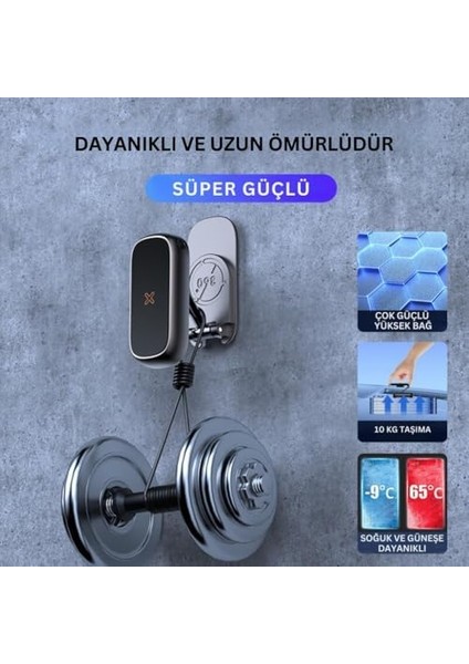 Süper Mıknatıslı Araç Içi Telefon Tutucu, Mutfak Duvarı, Masa Üstü Telefon Tutucu Döner Başlıklı