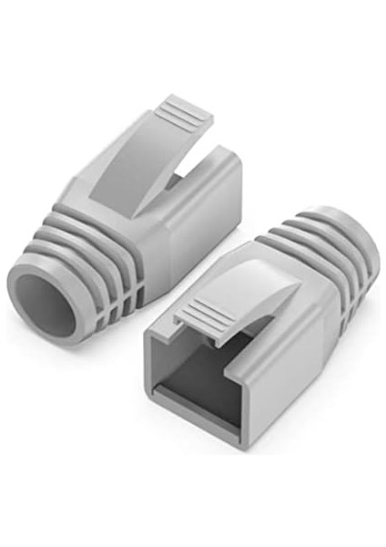 Plus PX-CAT710 Cat7 RJ45 Koruma Kılıfı Cat7 Cover Gri 10 Adet